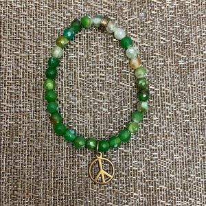 Chavez for Charity green bracelet